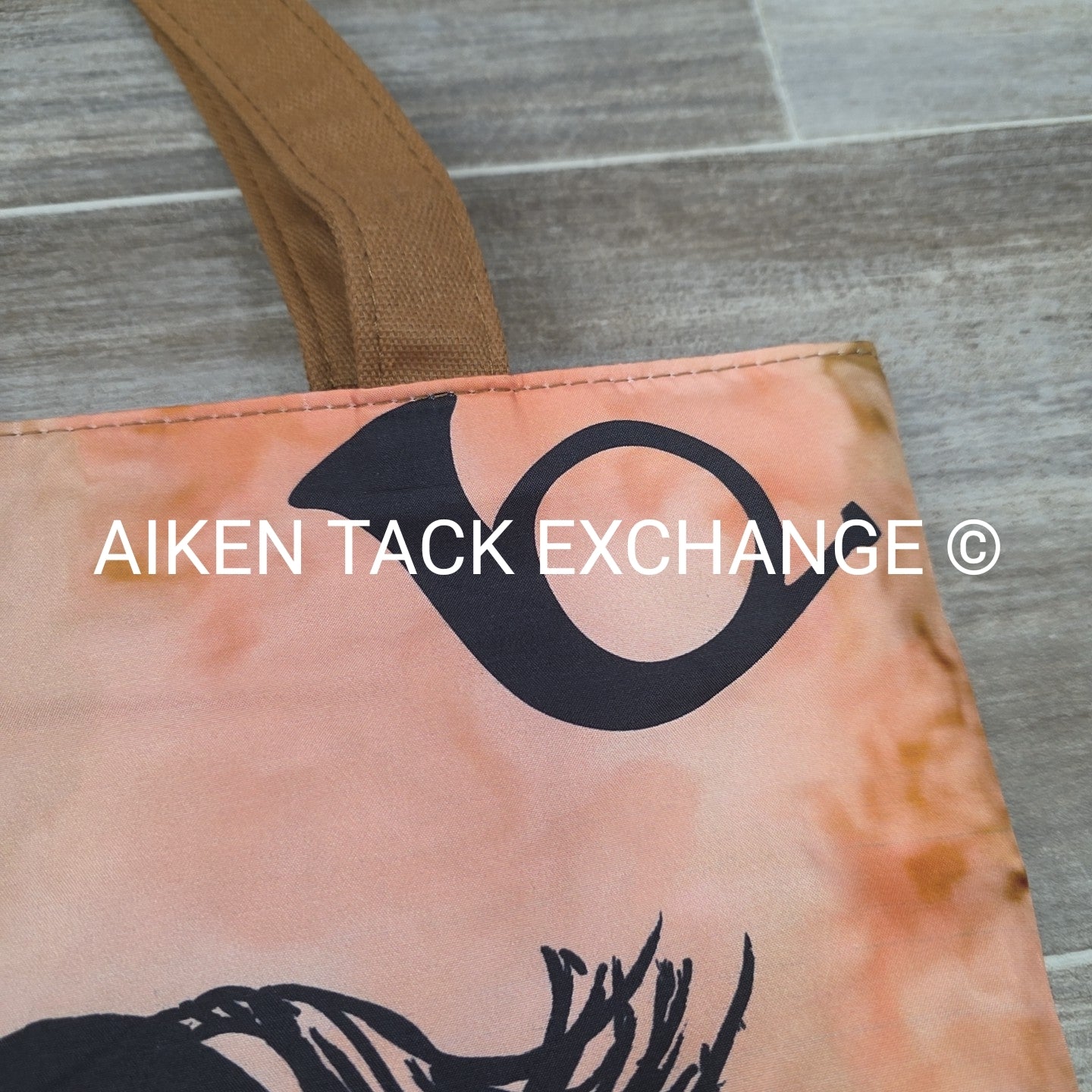 Canvas Foxhunting Tote Bag