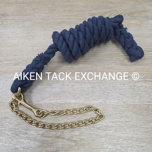 Cotton Lead with Plated Chain