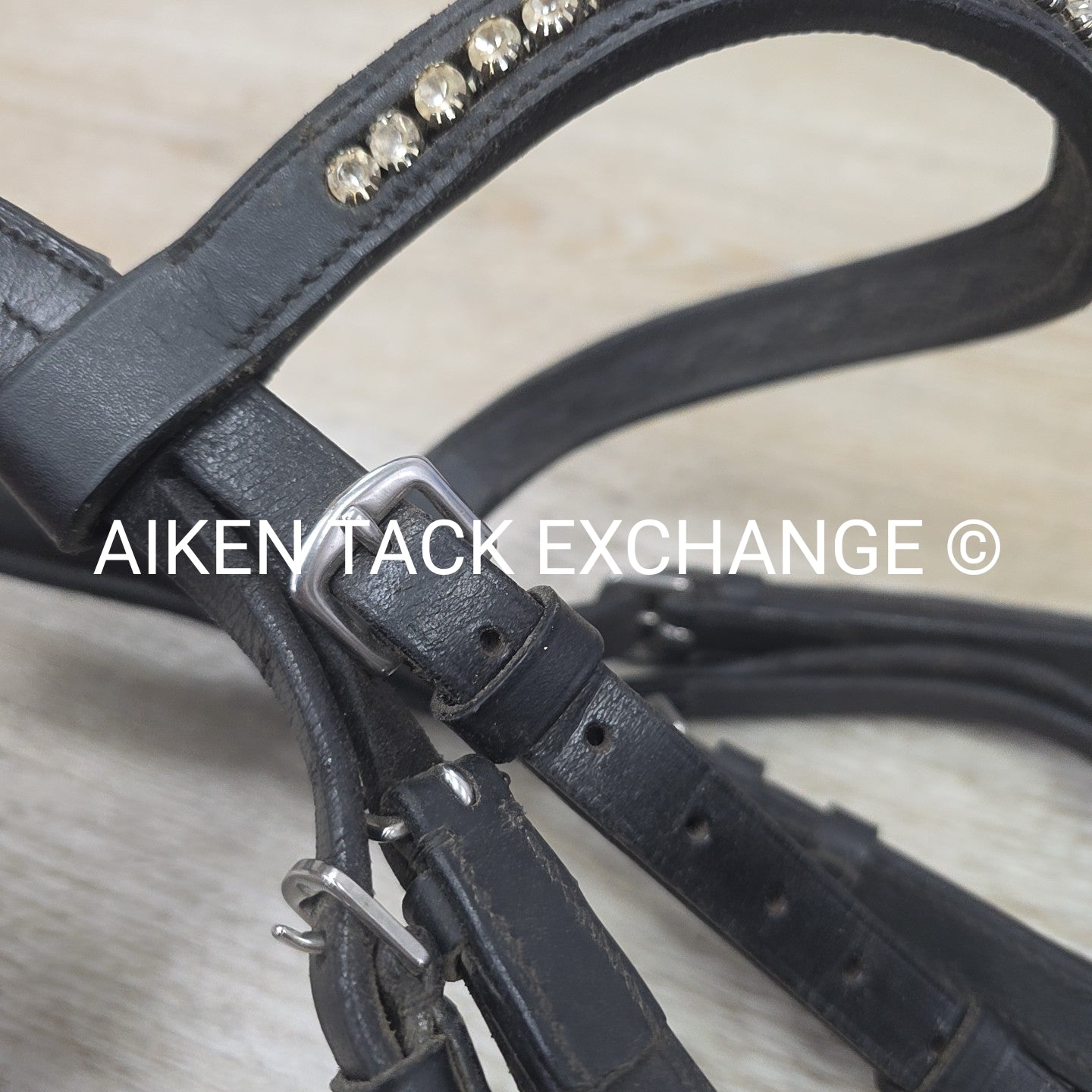 SmartPak Harwich Ergonomic Crystal Dressage Bridle, No Reins, Size Cob