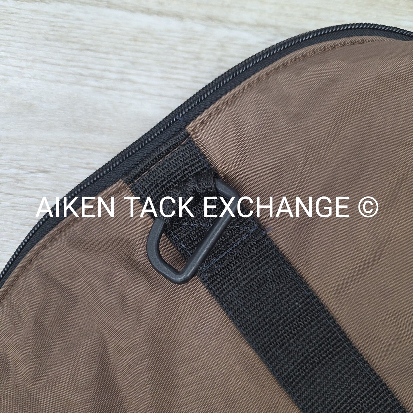 Fleece Lined Saddle Cover Carry Bag, Missing Strap & Has Custom Embroidery