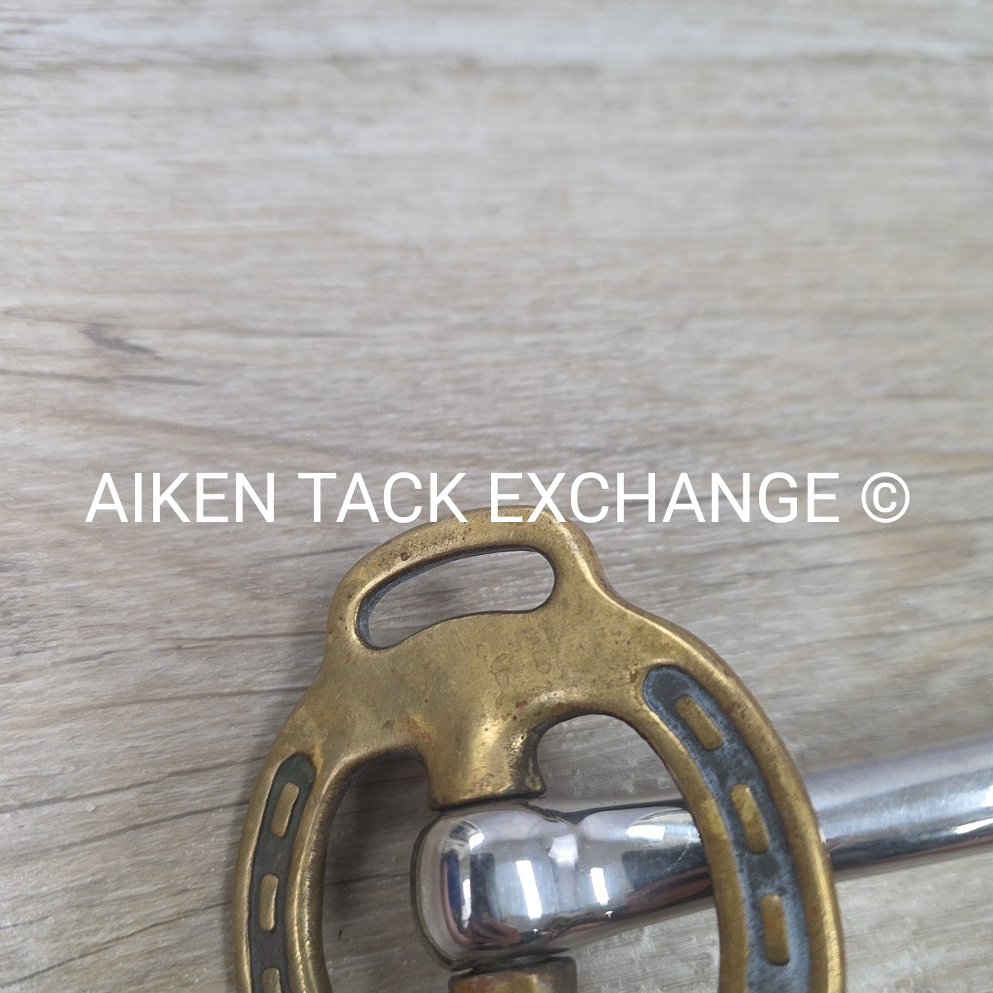 Mullen Mouth Horseshoe Stallion Bit 4.5"