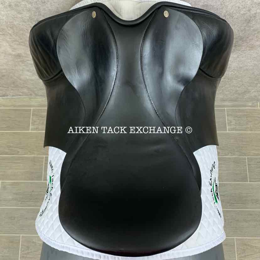 2003 Frank Baines Elegance Dressage Saddle, 17.5" Seat, Medium Tree, Wool Flocked Panels