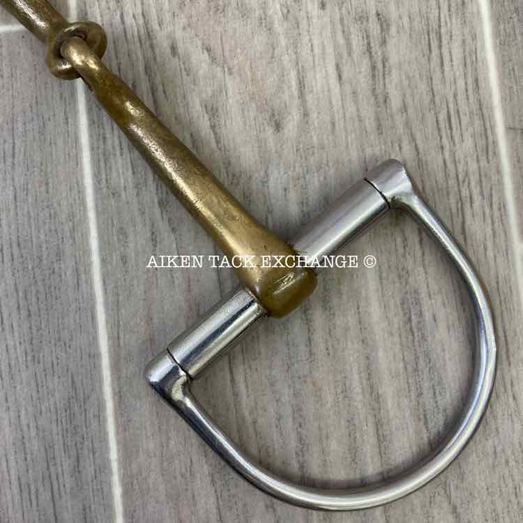 Herm Sprenger KK Shaped Aurigan Single Joint D Ring Bit 5.5"
