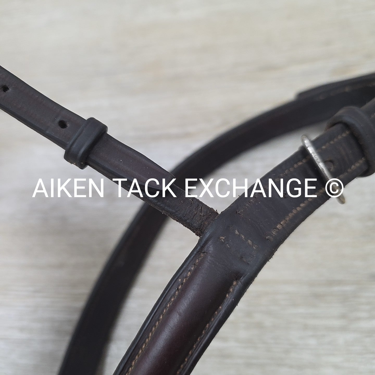 BARGAIN BUNDLE: 2 Edgewood Fancy Stitched Nosebands, Brown, Size Full