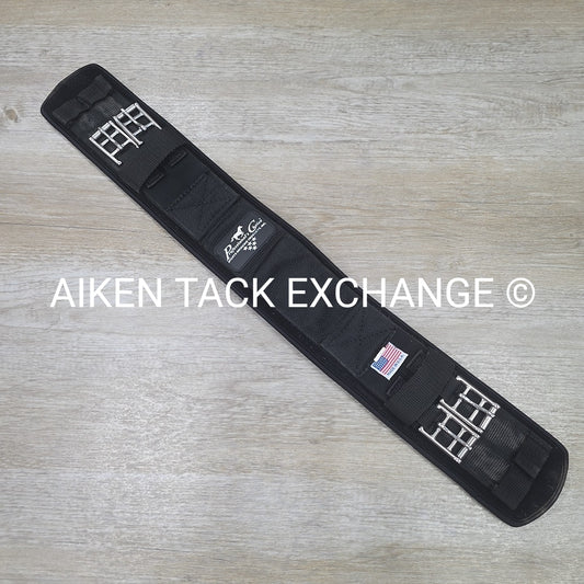 Professional's Choice Neoprene Lined Dressage Girth, Black, 22"