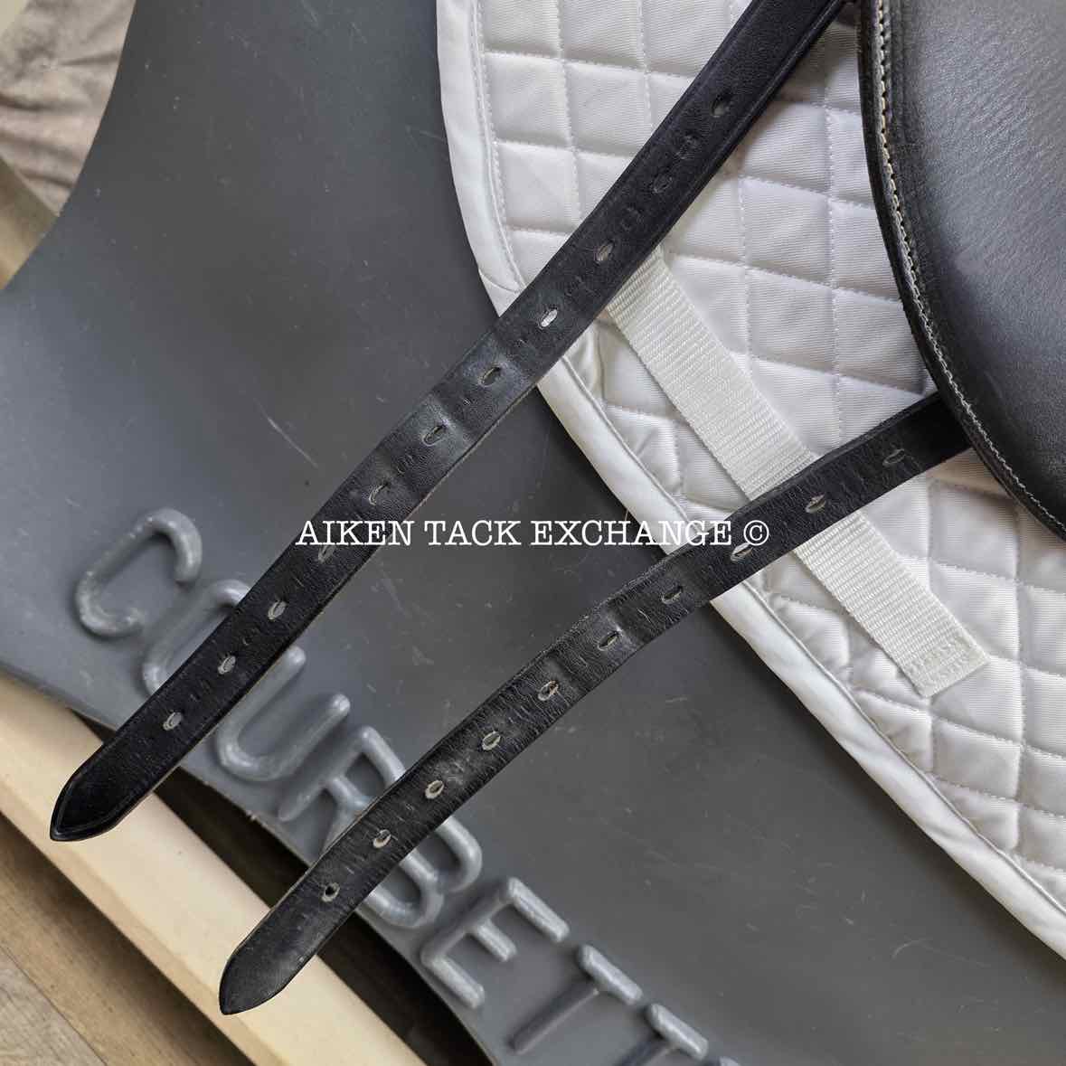 2018 Custom Saddlery Revolution Monoflap Dressage Saddle, 17" Seat, Adjustable Tree, Wool Flocked Panels