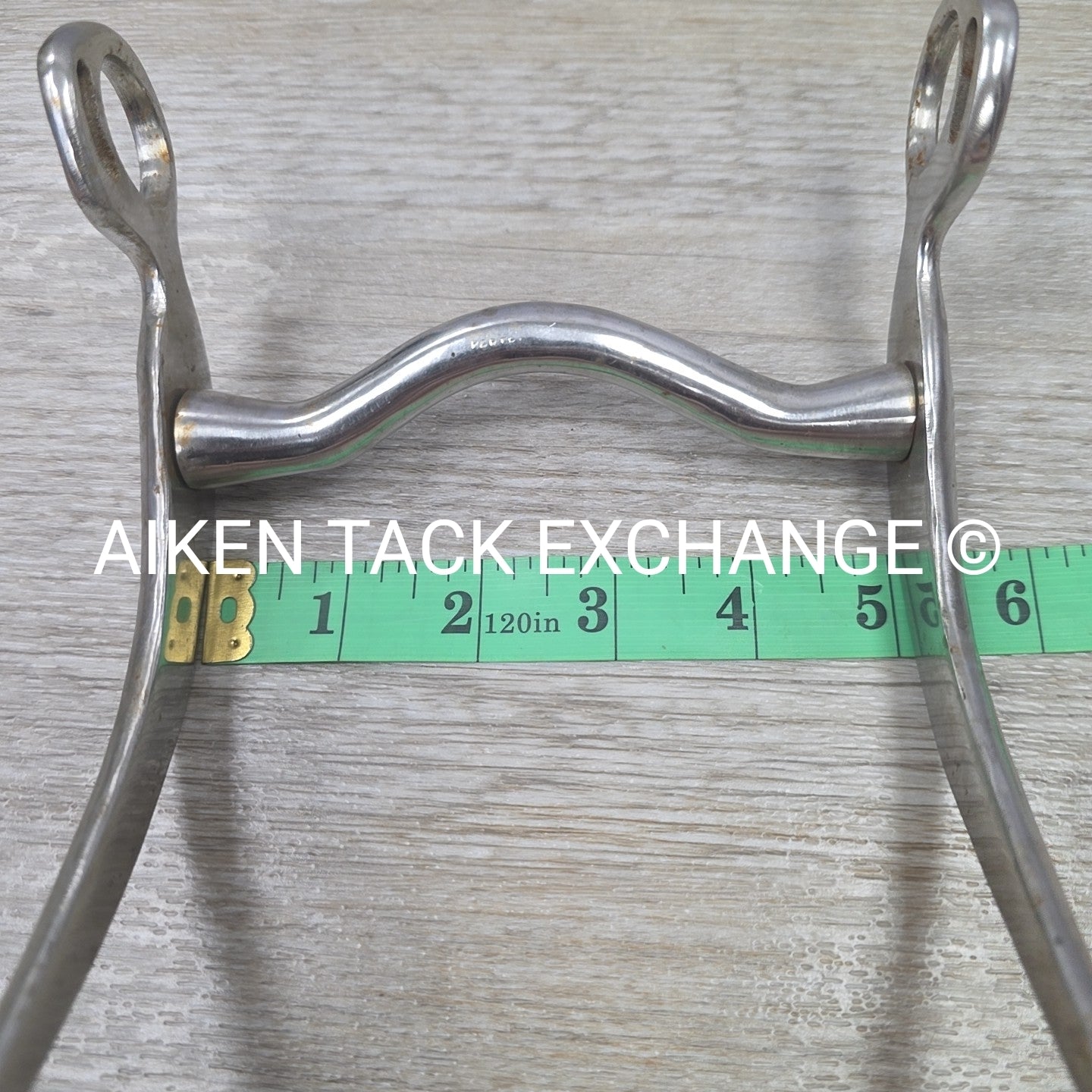 Partrade Ported Mullen Mouth Shanked Bit 5"