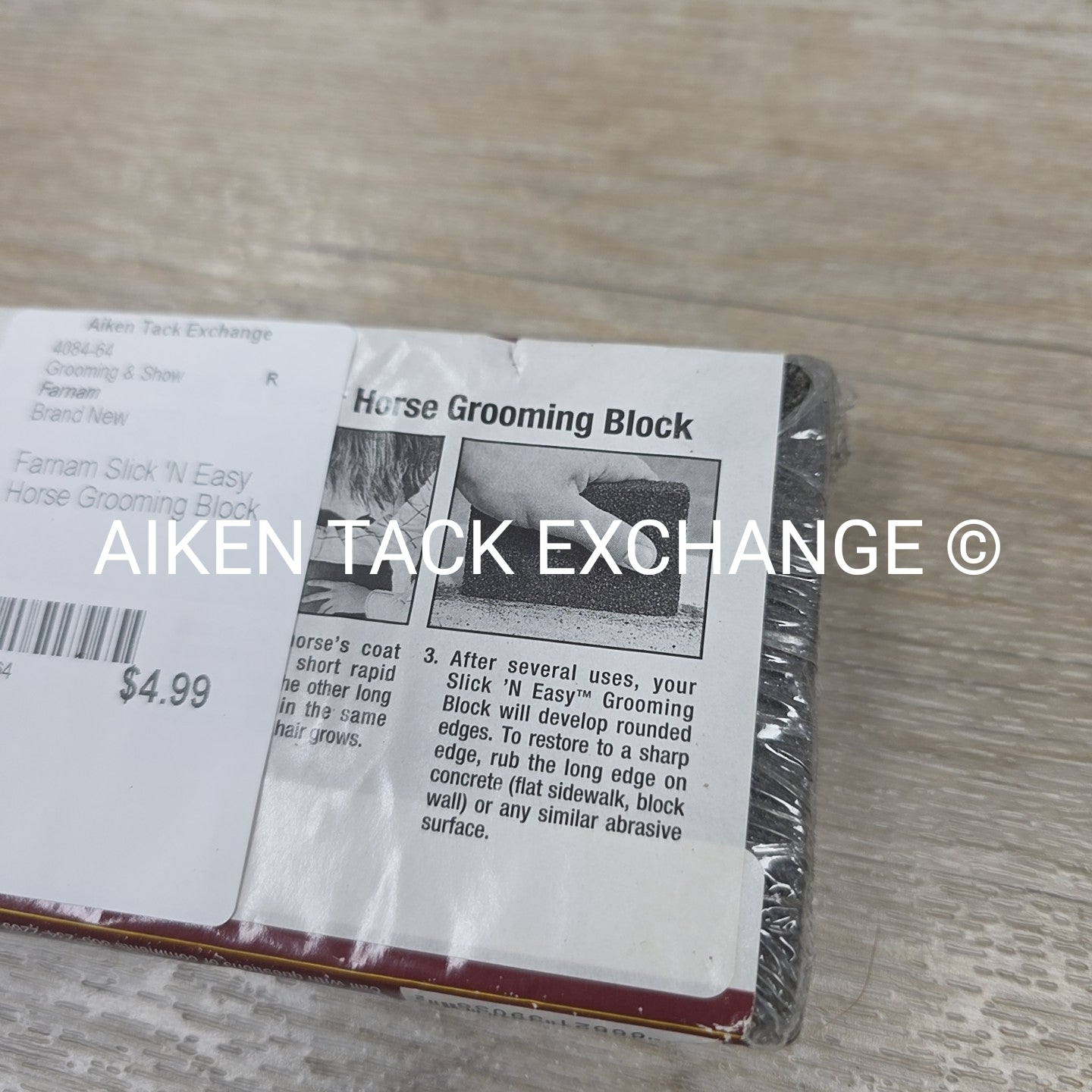 Farnam Slick 'N Easy Horse Grooming Block