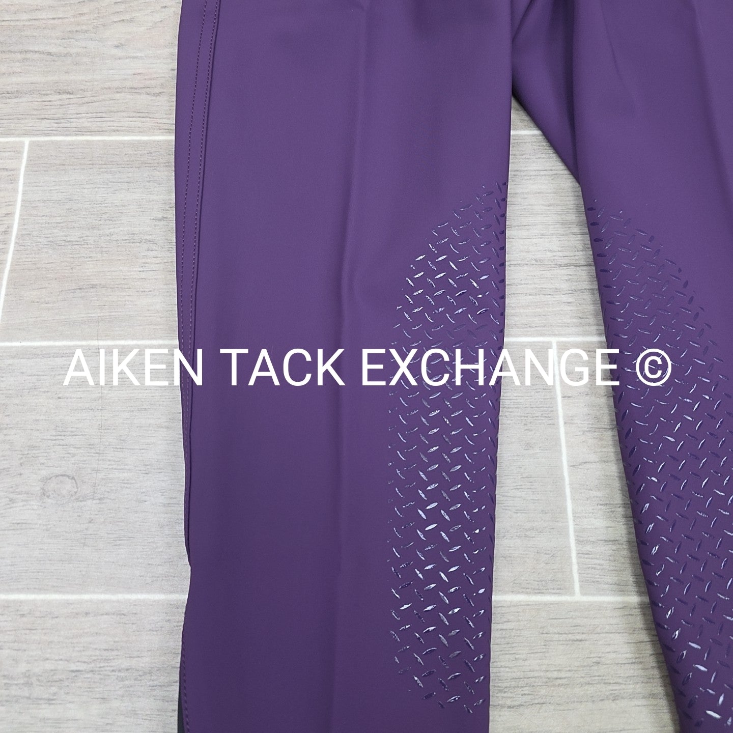 KL Select Gabrielle Knee Patch Breeches, Purple, Women's Size 28R