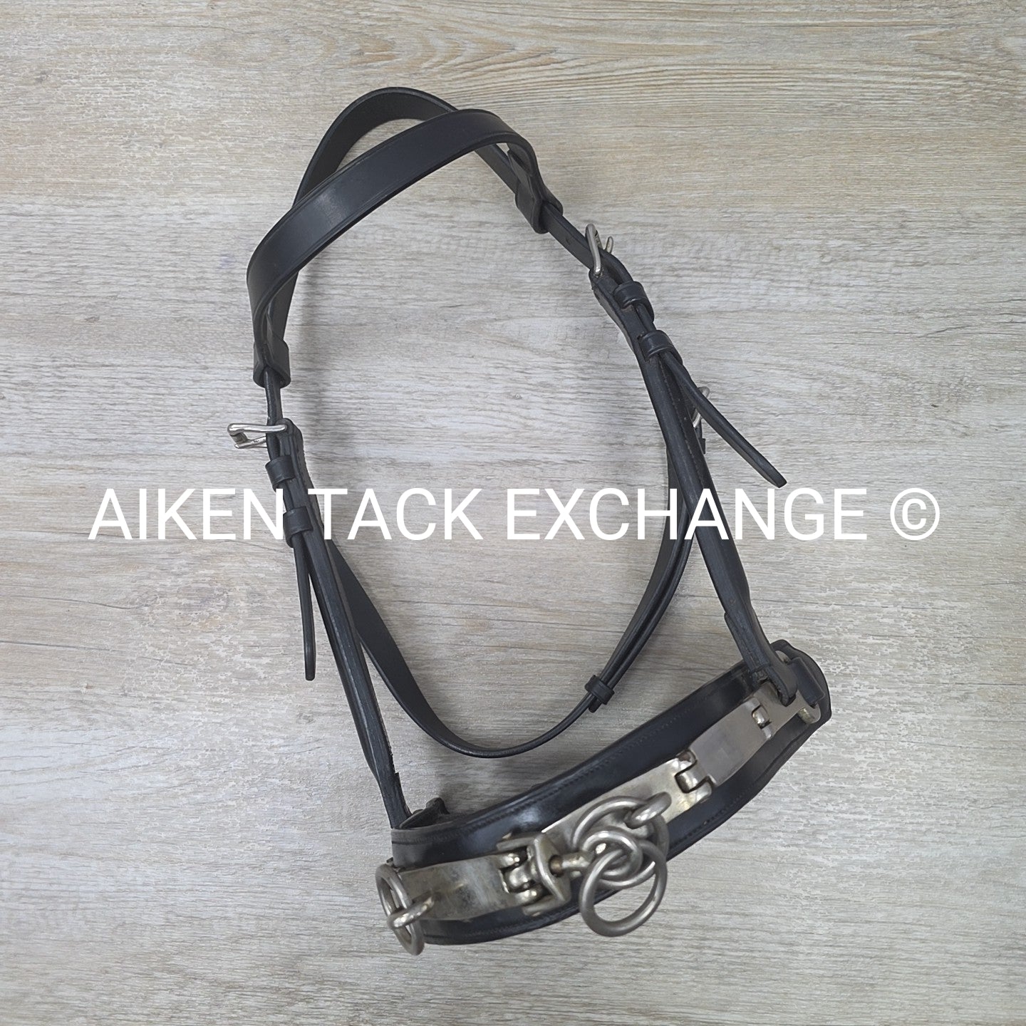 \Leather Lunging Cavesson, Black, Size Full