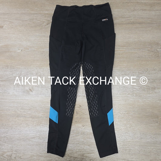 Kerrits Silicone Grip Knee Patch Tights, Size Small