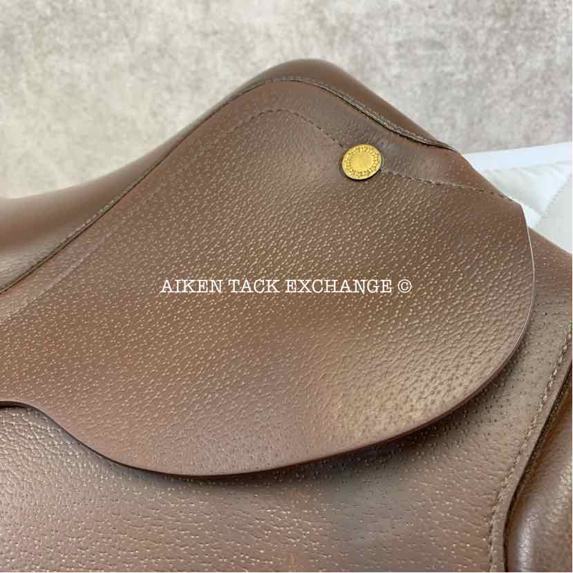 2010 Prestige Archimede 2 Close Contact Jump Saddle, 16.5" Seat, 32 Tree - Medium (Adjustable), Foam Panels