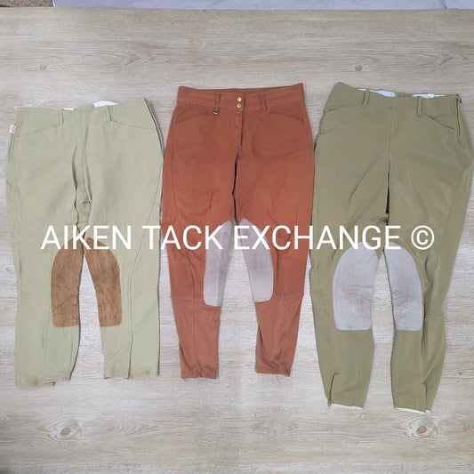 BARGAIN BUNDLE: Tuff Rider & Tailored Sportsman Breeches, 32 & Ovation Breeches,
