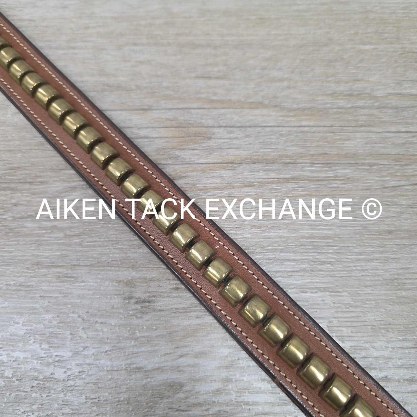 Tory Leather Clincher Brass Buckle Belt, 26"