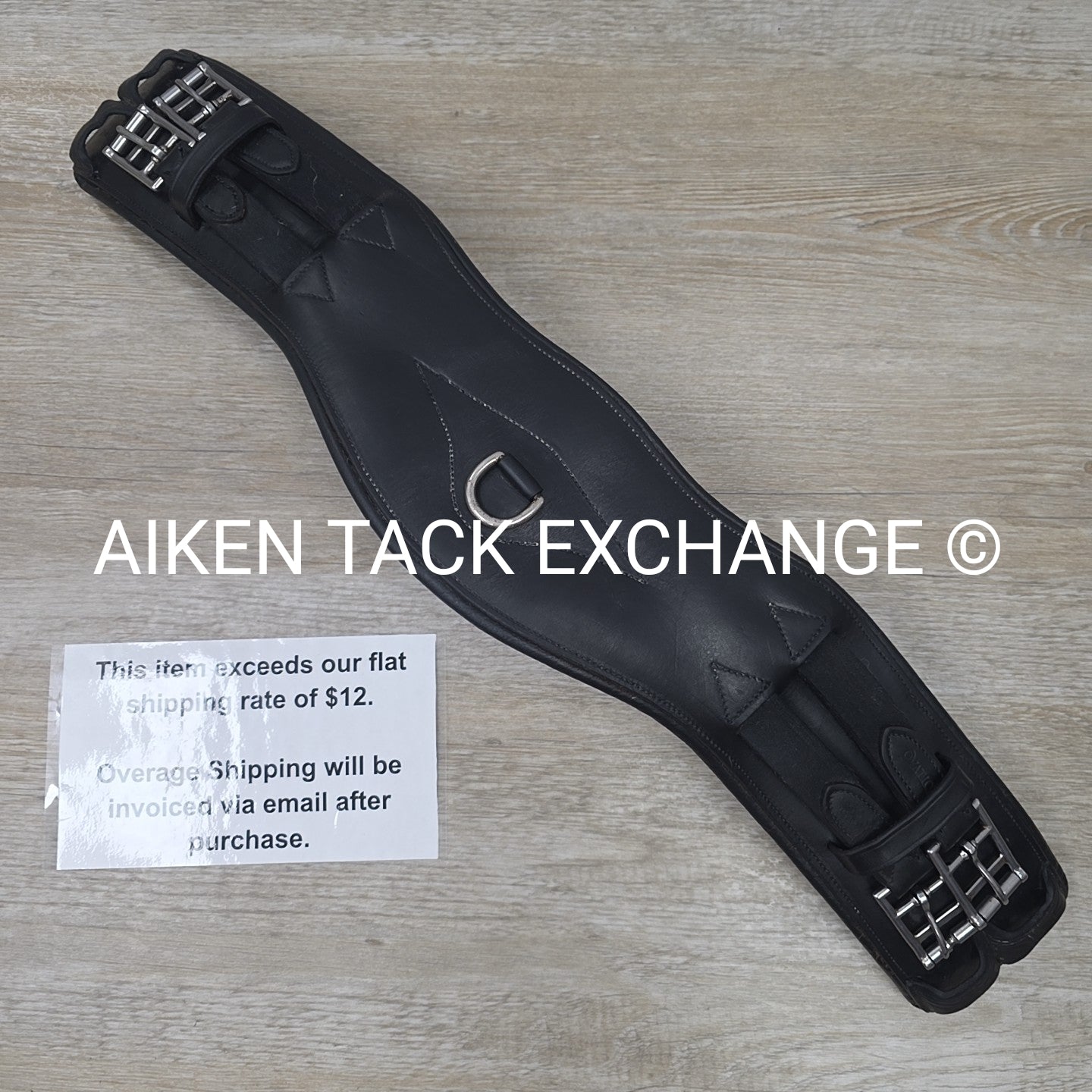 Ovation Comfort Dressage Girth, Black, 24"