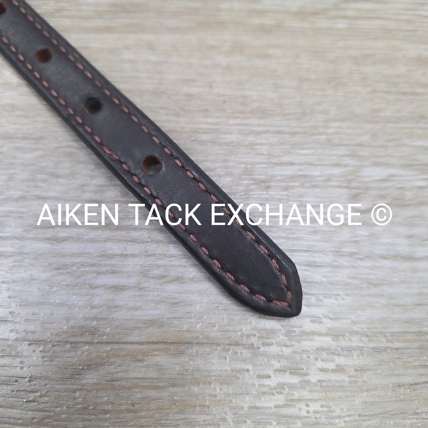 Replacement Leather Halter Crown, Brown, Size Pony