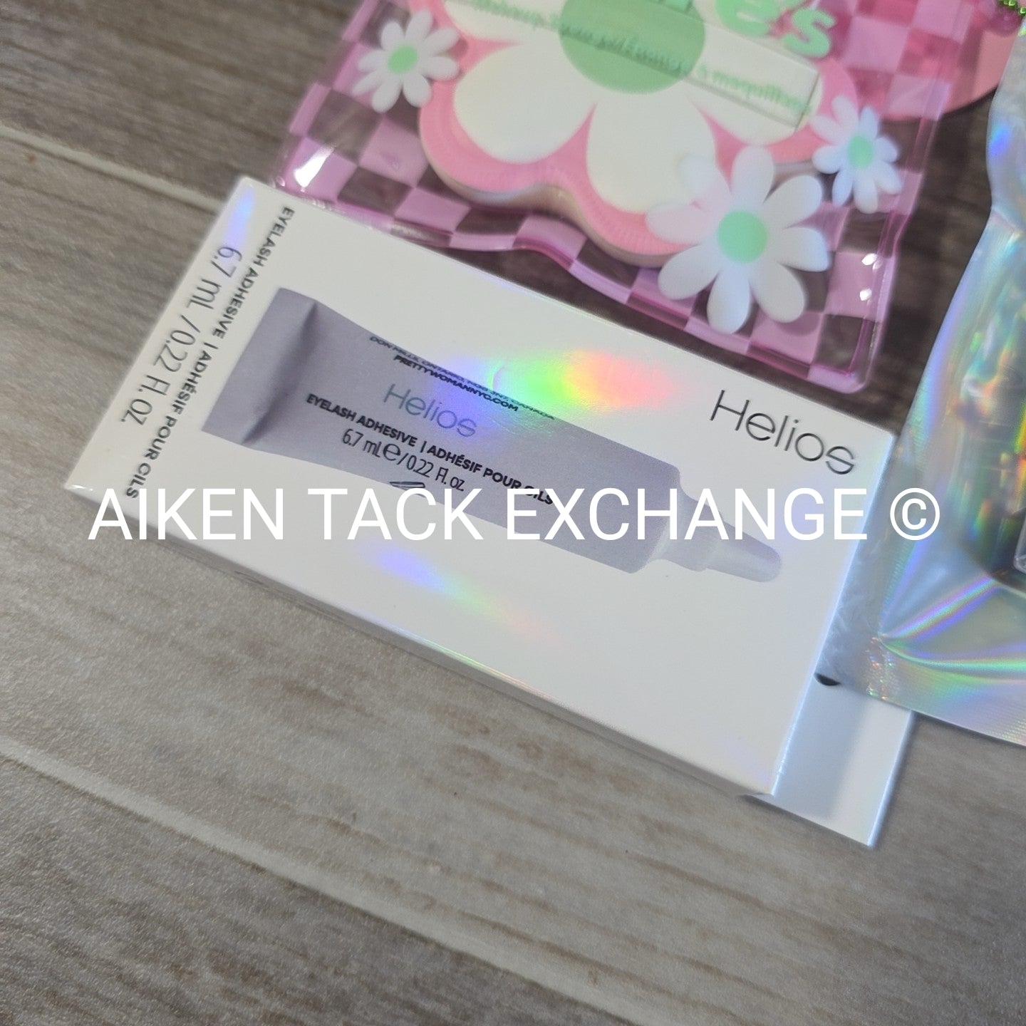 Claire's Makeup Bundle - Blush, 2 Makeup Sponges, Helios Eyelash Adhesive