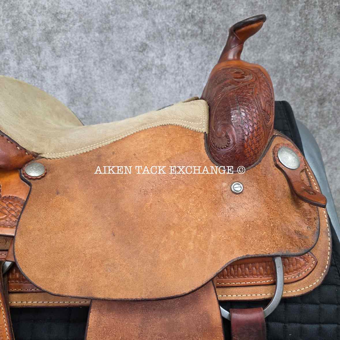 Billy Cook Saddlery 4693 Western Saddle, 16" Seat, Regular Tree - Semi QH Bars