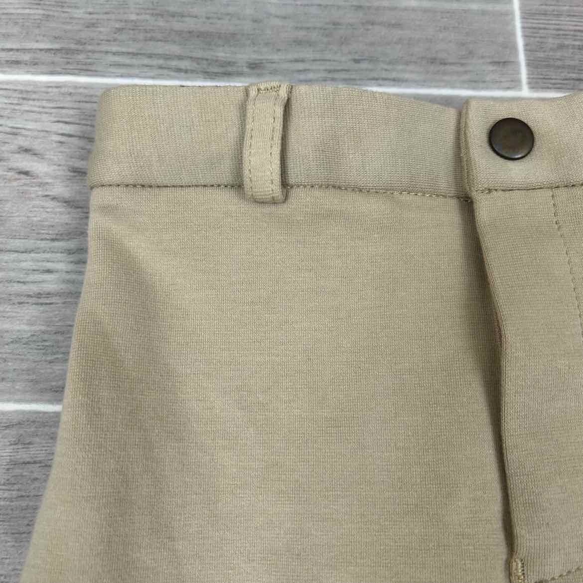Eqituff Children's Knee Patch Jods Breeches, Light Beige, Size 8, Brand New