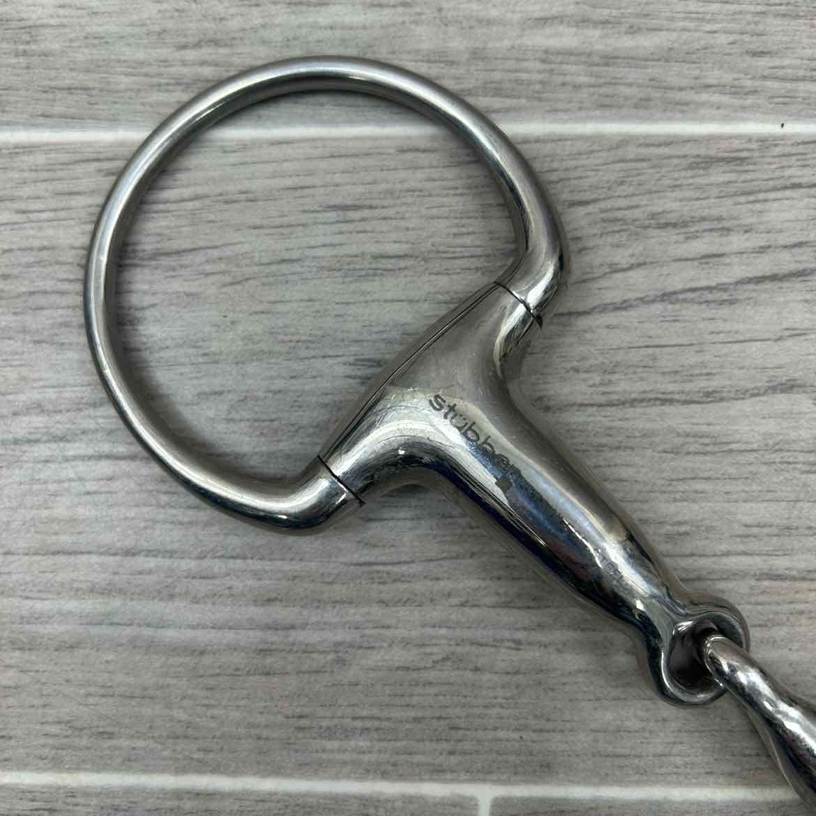 Stubben Hollow Single Joint Eggbutt Bit 5"