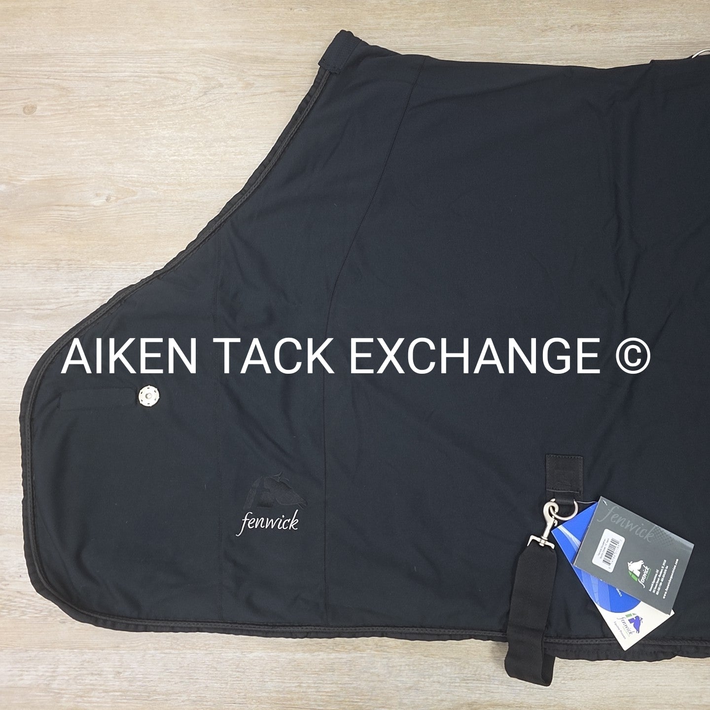 Fenwick Equestrian Sporty Dress Sheet Cooler, Black, 74"