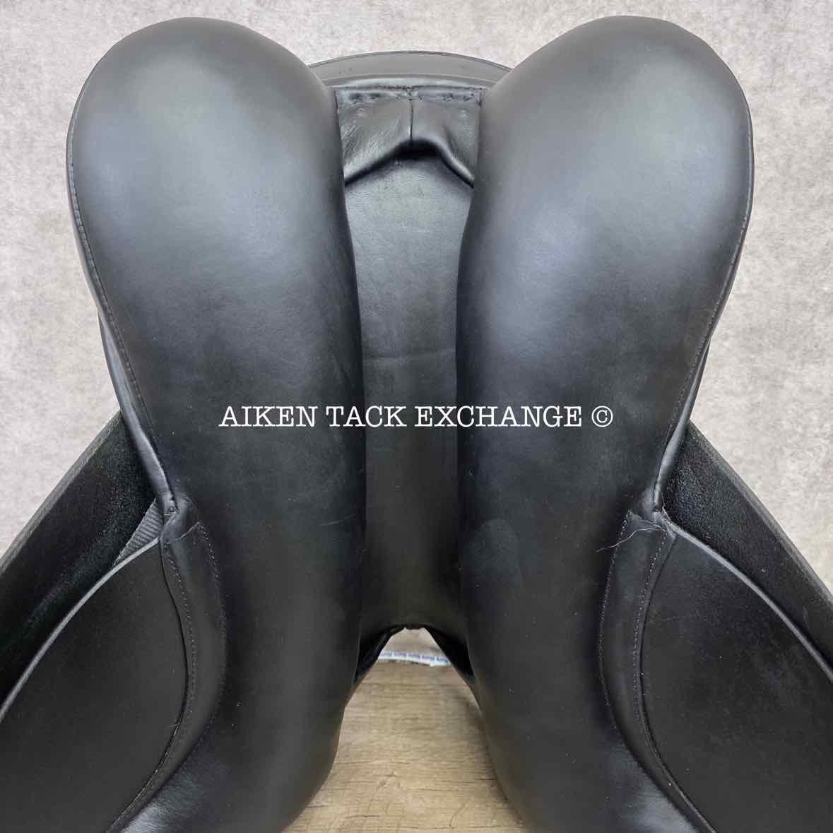 SDL Lemke Buffalo Deluxe Dressage Saddle, 17.5" Seat, MW Tree, Wool Flocked Panels