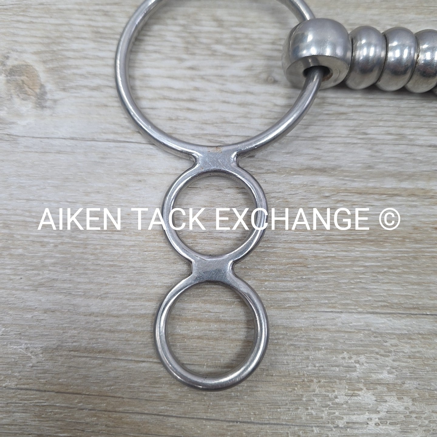 Single Joint Cherry Roller 3 Ring Gag Bit 5.5"
