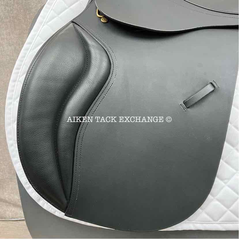 Jeffries XP GP All Purpose Jump Saddle, 17.5" Seat, Extra Wide Tree, Wool Flocked Panels