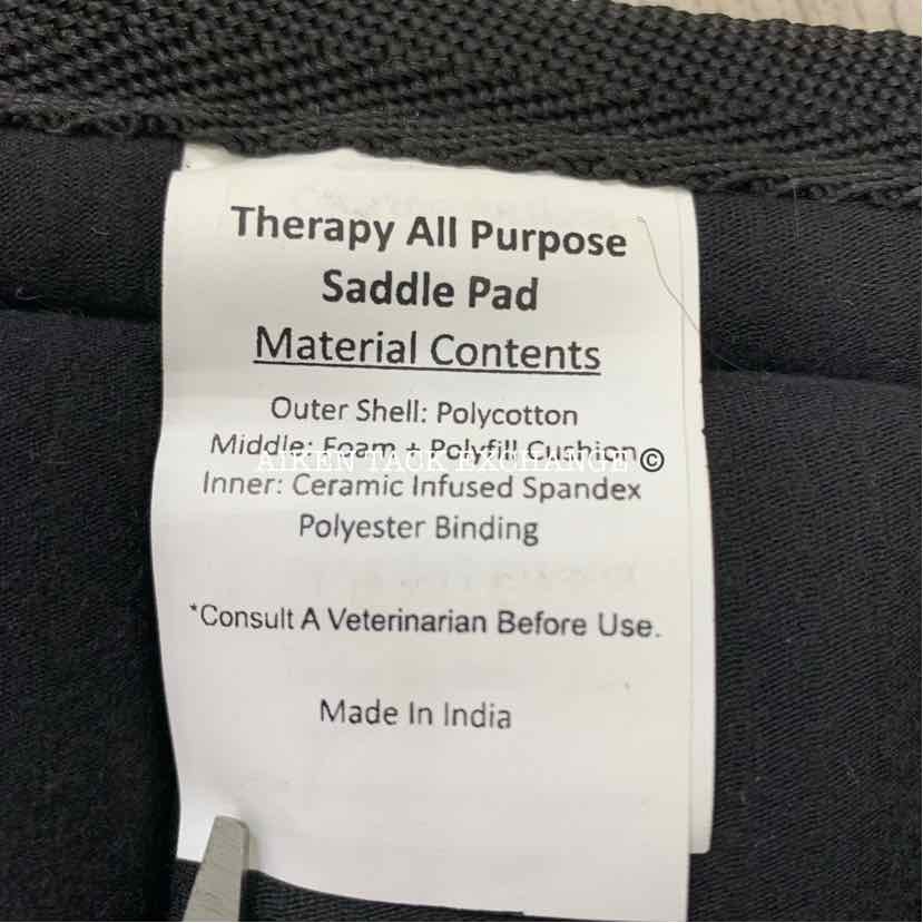 Ceramix BioCeramic Therapy TheraTex Close Contact Saddle Pad, Black, Brand New