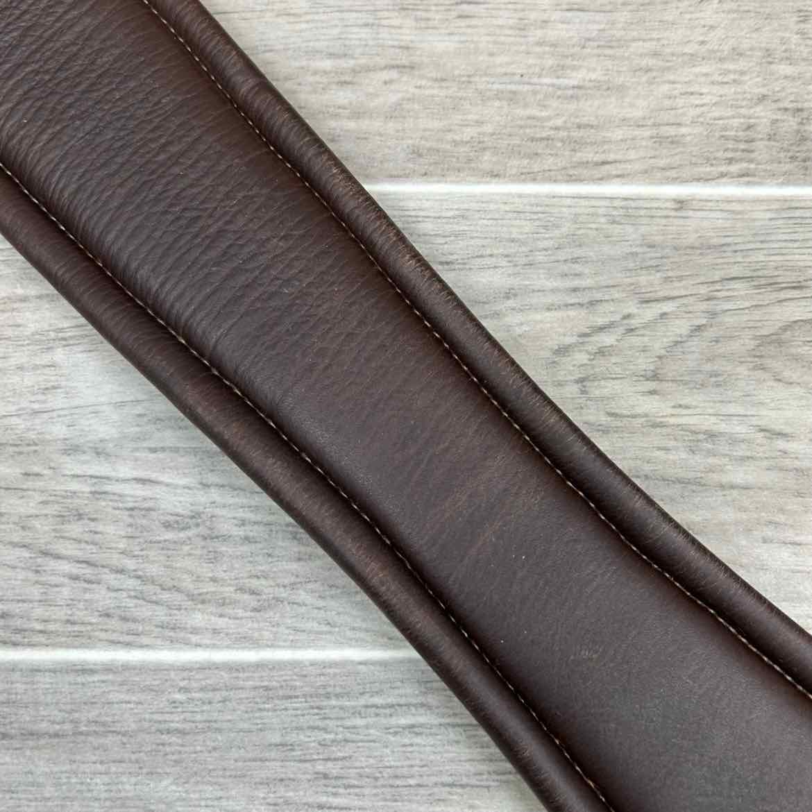 M. Toulouse Double Elastic Girth, Brown, 52"