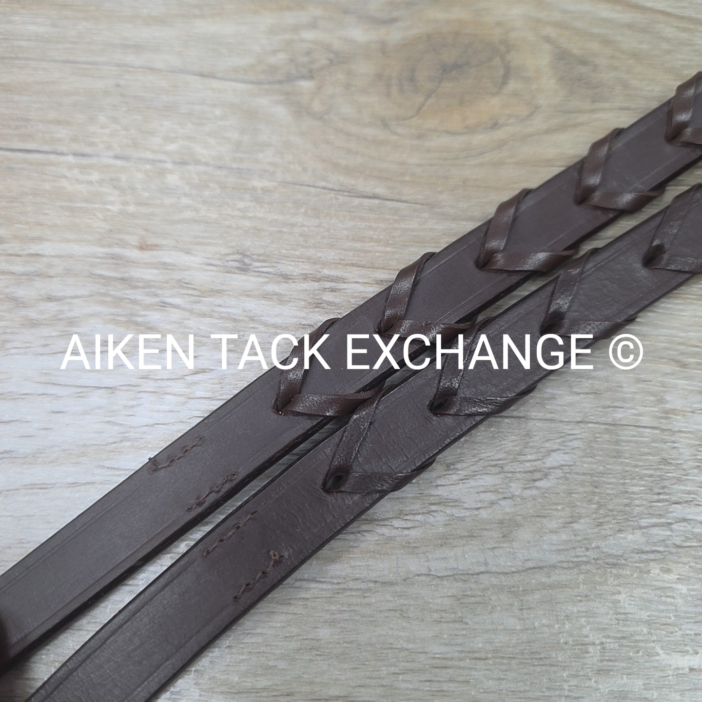 Silver Fox Laced Reins, Brown, Size Full