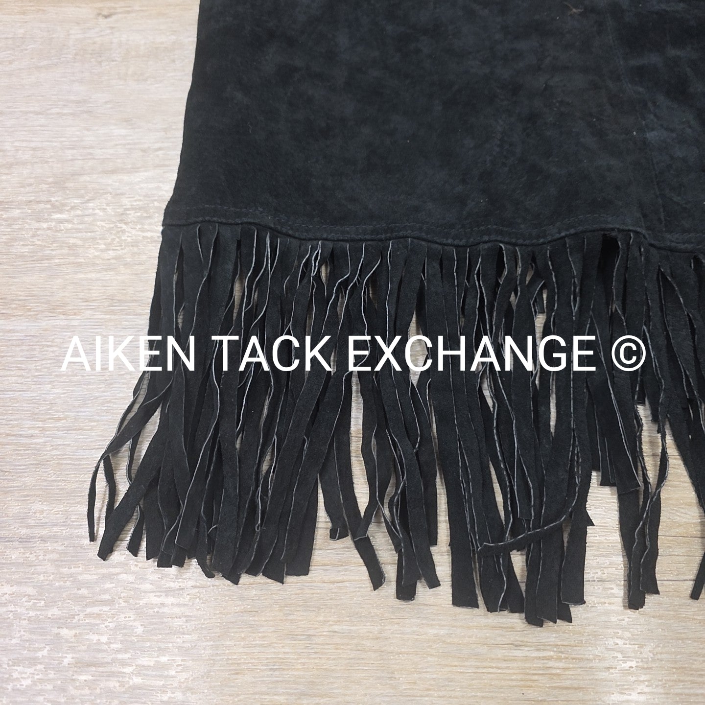 Newport News Suede Fringe Skirt, Women's 16