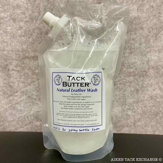 Refill Bag for Tack Butter Natural Leather Wash Cleaning Spray - 20 oz