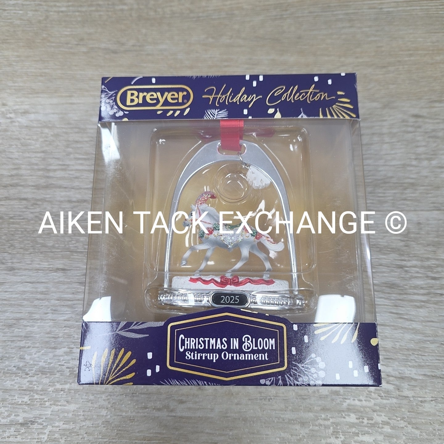 2025 Breyer Holiday Collection - Christmas in Bloom Stirrup Ornament
