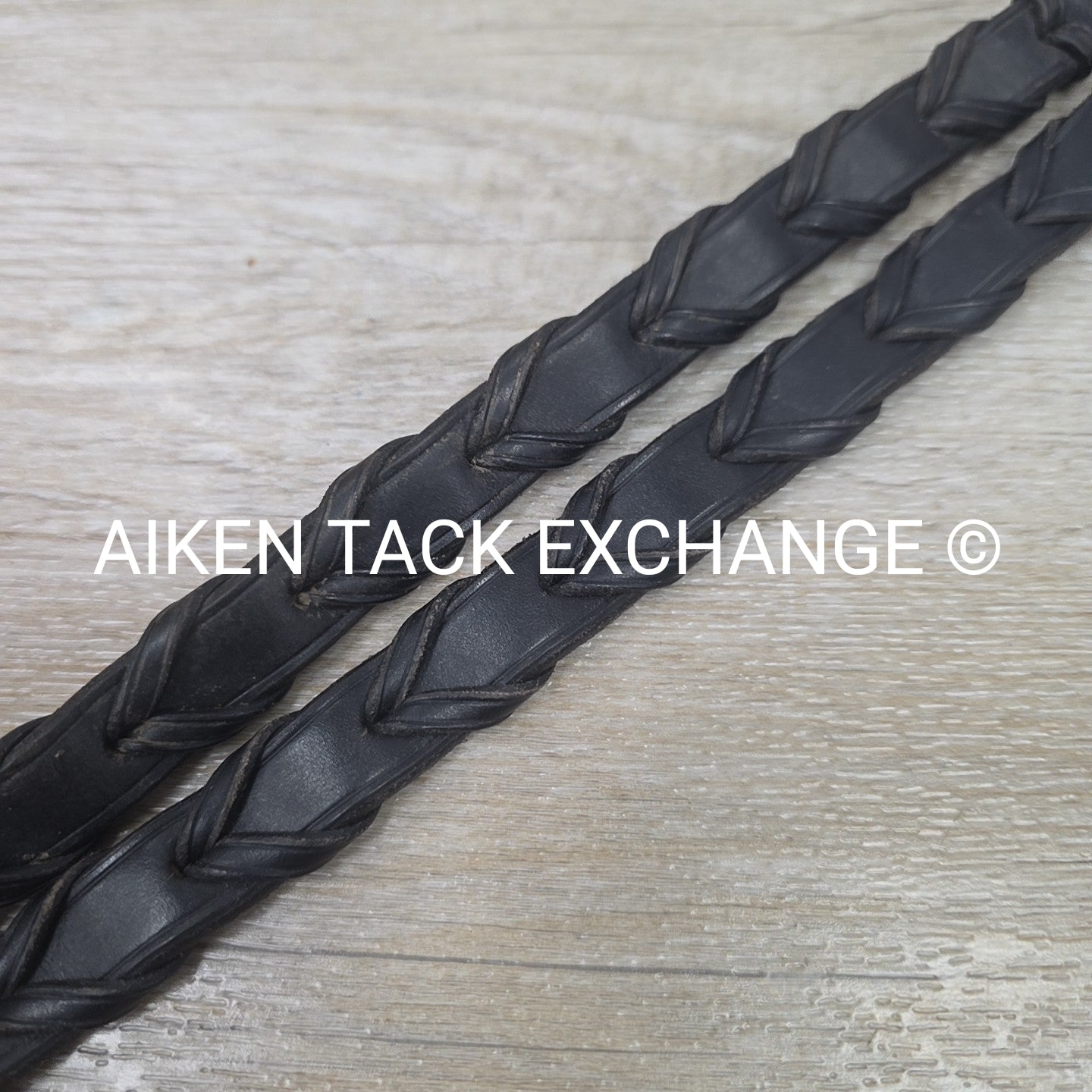 Plain Laced Reins, Brown, 54"