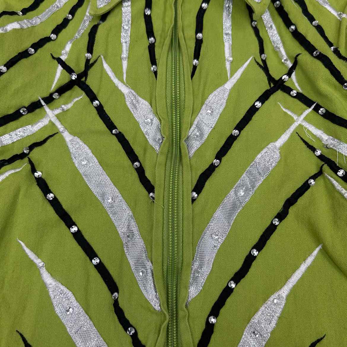Rod's Long Sleeve Western Show Shirt, Size Medium