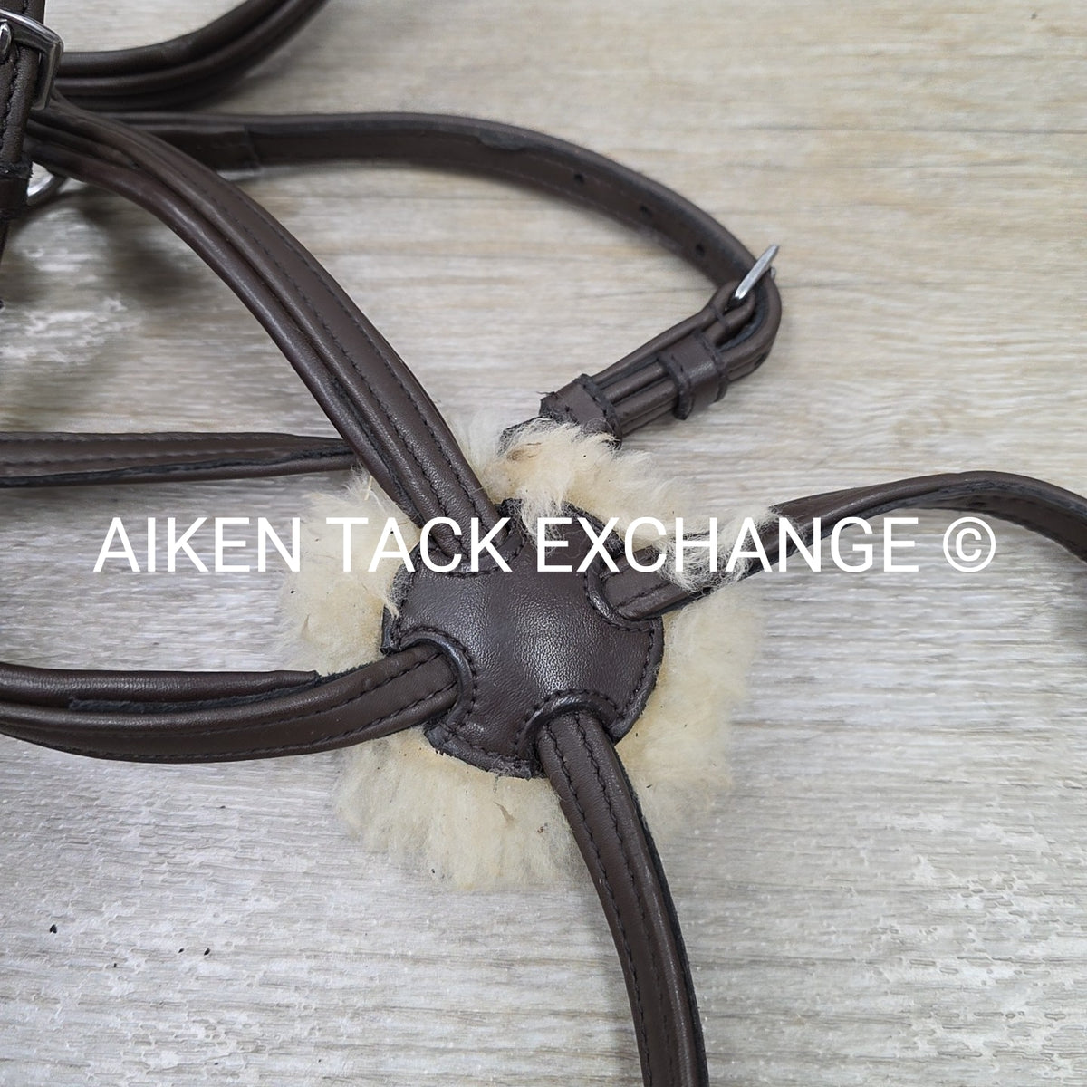 Synthetic Figure 8 Bridle, No Reins, Brown, Size Cob