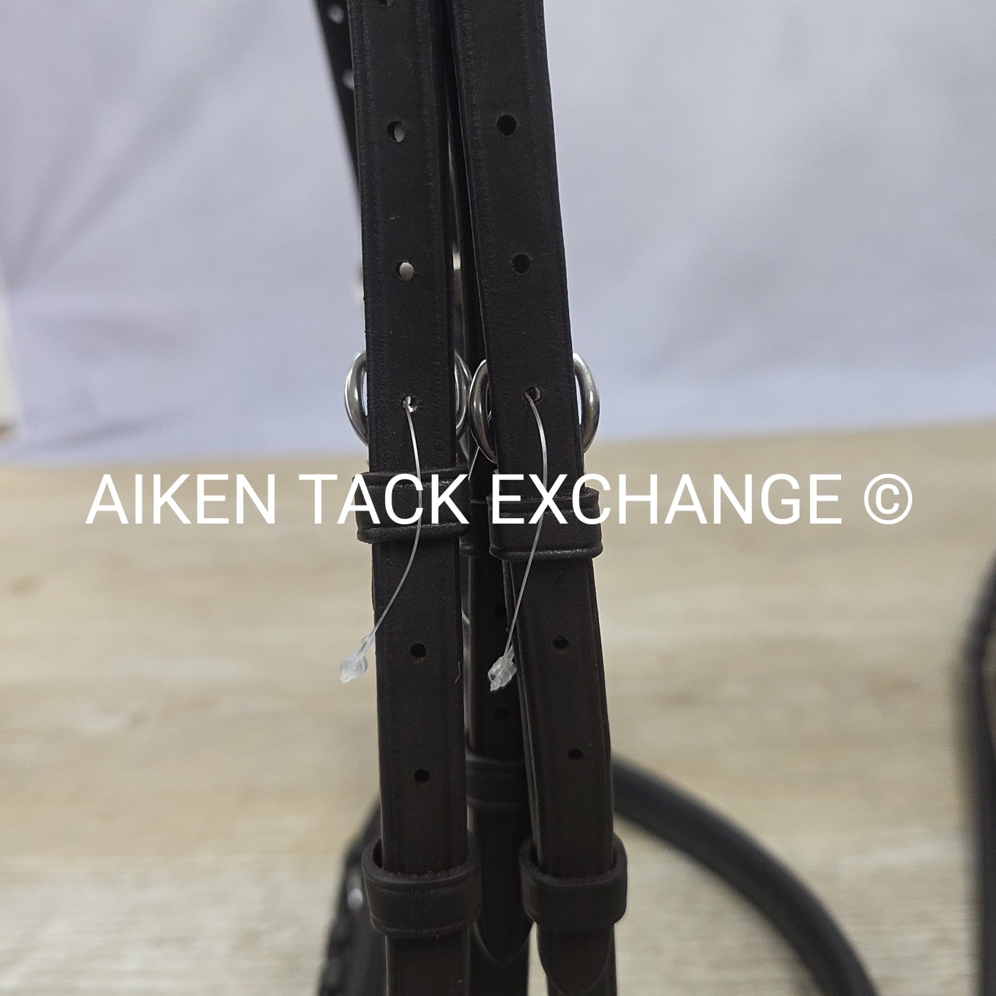 Ovation ATS Raised Fancy Stitched Bridle with Matching Reins, Brown, Size Full