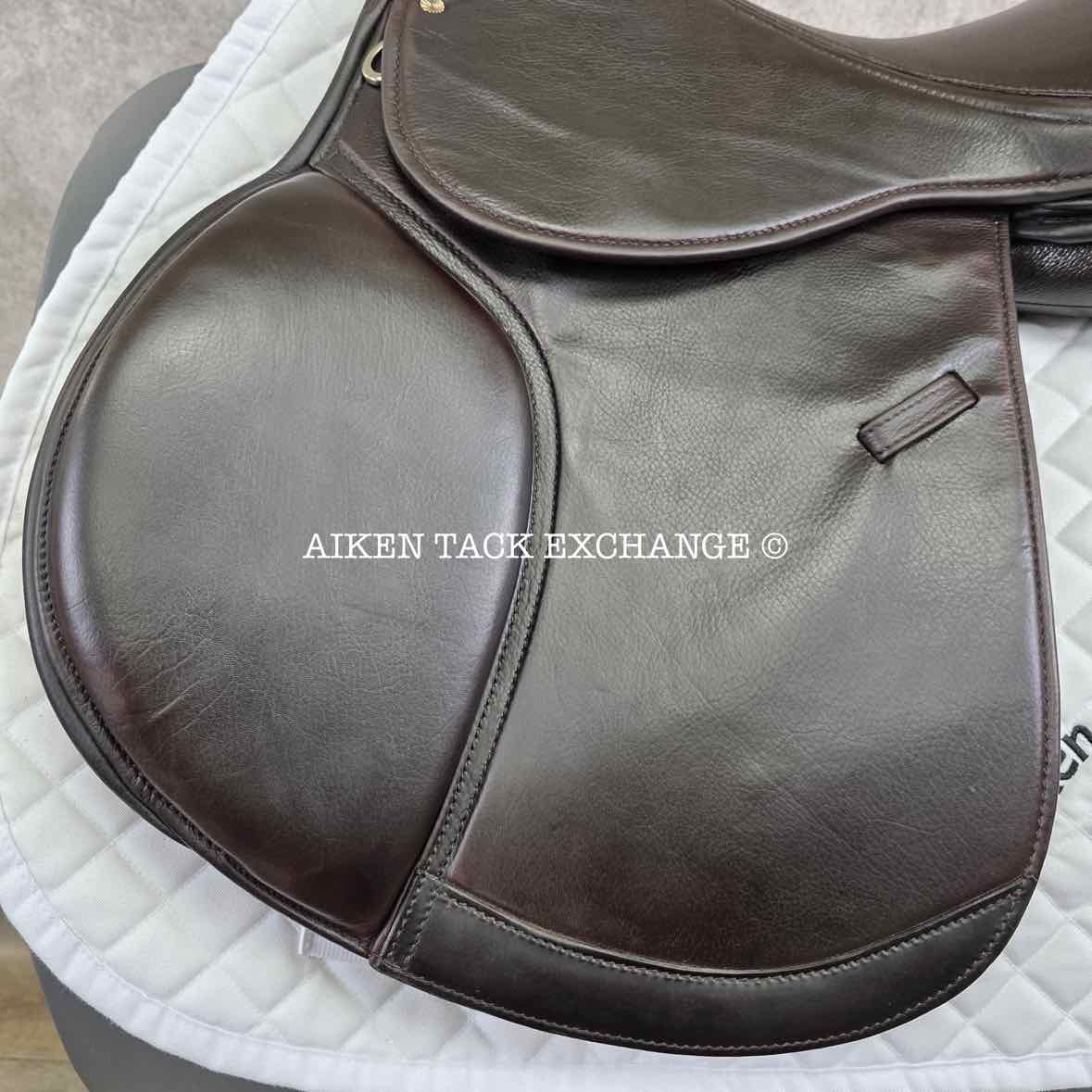 Pegasus Unicorn French Style Jump Saddle, 17.5" Seat, Auto-Adjusting Flex Tree