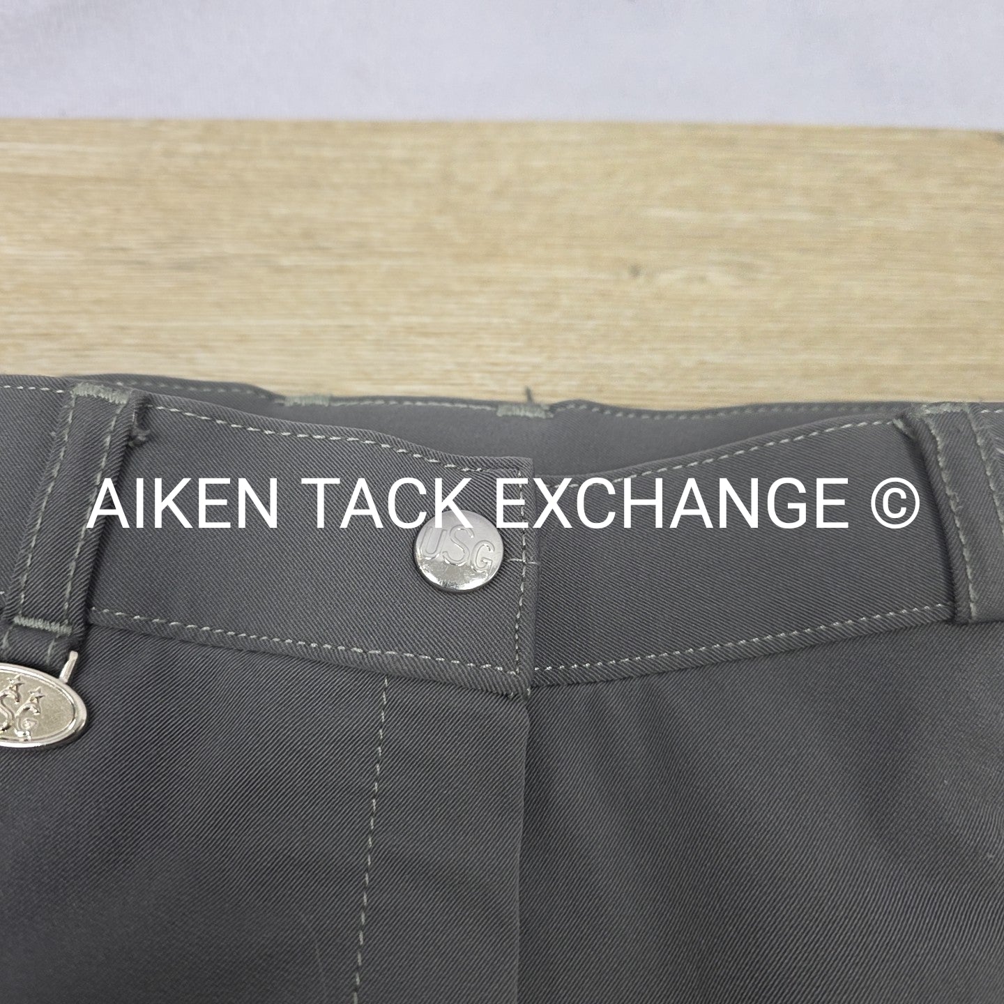 KL Select USG "Meghan" Silicone Grip Full Seat Breeches, Size 32