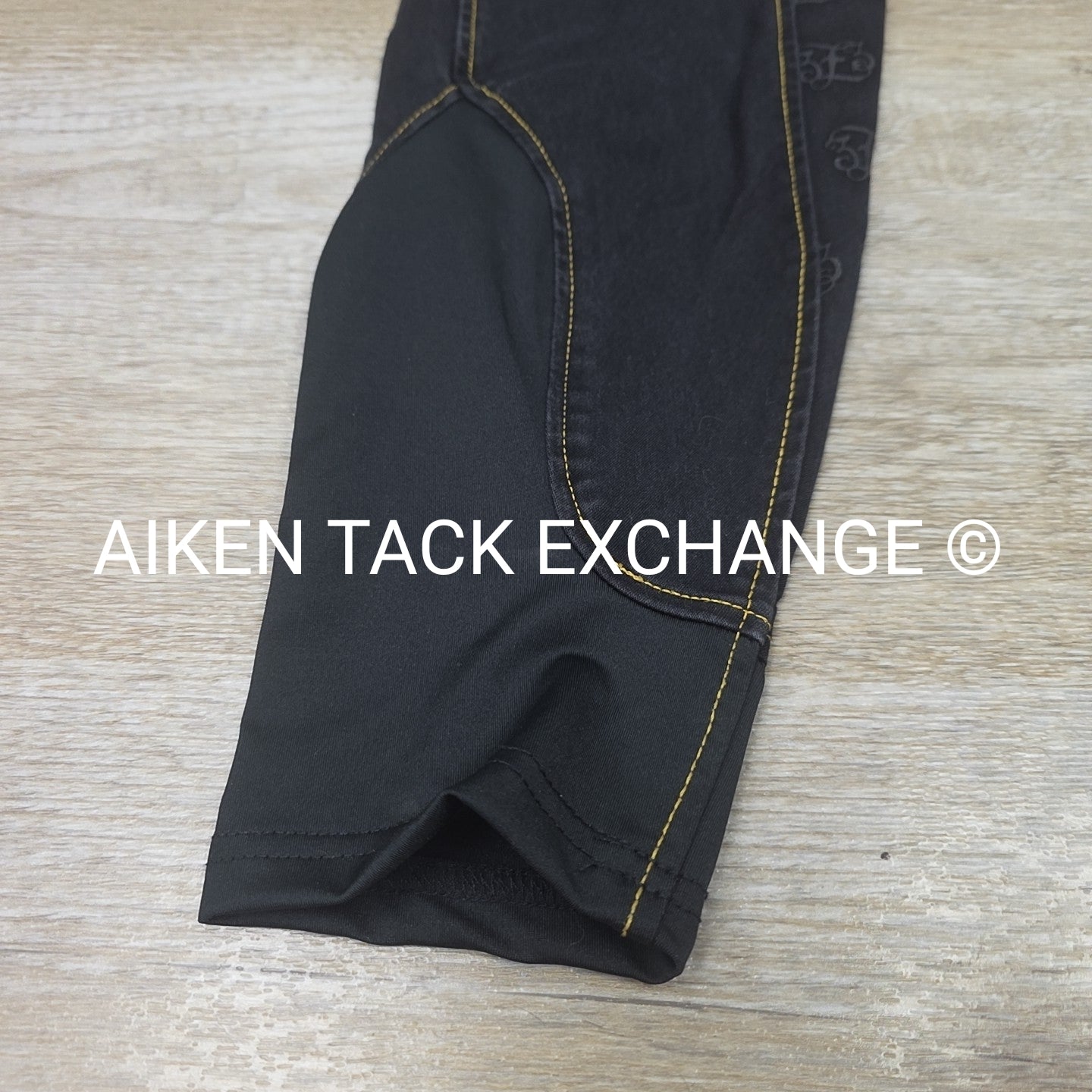 Horze Jessie Denim Silicone Grip Full Seat Breeches, Women's 30