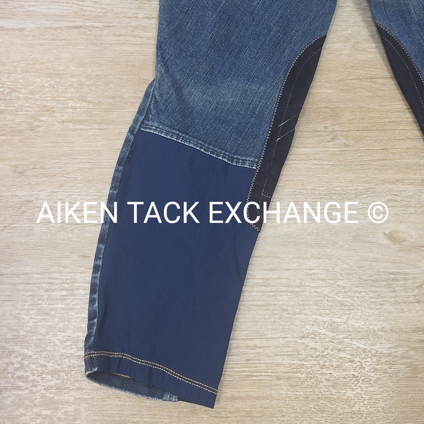 Ariat Denim Knee Patch Breeches, Women's 26R (have blemish)