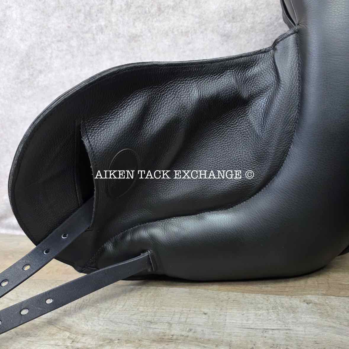 2023 Envy by Custom Saddlery Motion Monoflap Dressage Saddle, 17.5" Seat, Adjustable Tree, Wool Flocked Panels