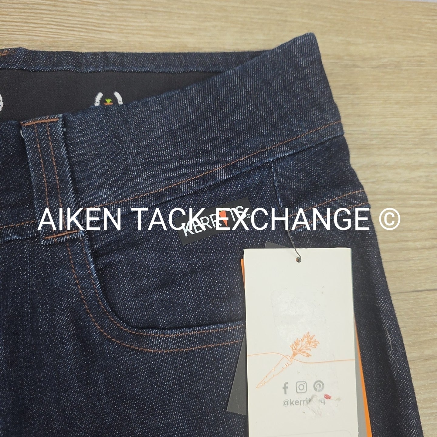 Kerrits Stretch Denim Full Seat Breeches, Size Small