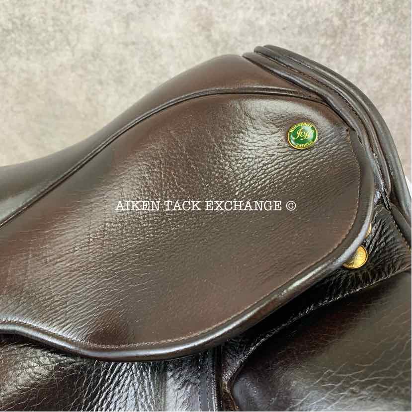 2011 Hulsebos DR CC Dressage Saddle, 17.5" Seat, Medium Wide Tree, Wool Flocked Panels