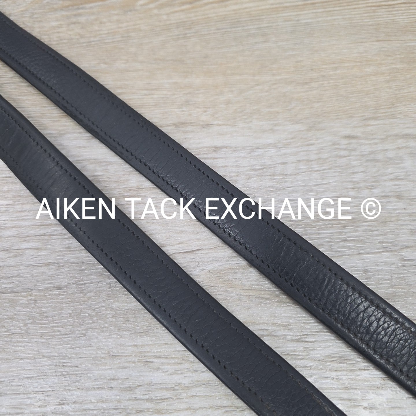 Bruno Delgrange Nylon Lined Stirrup Leathers, Black, 165 cm / 65"