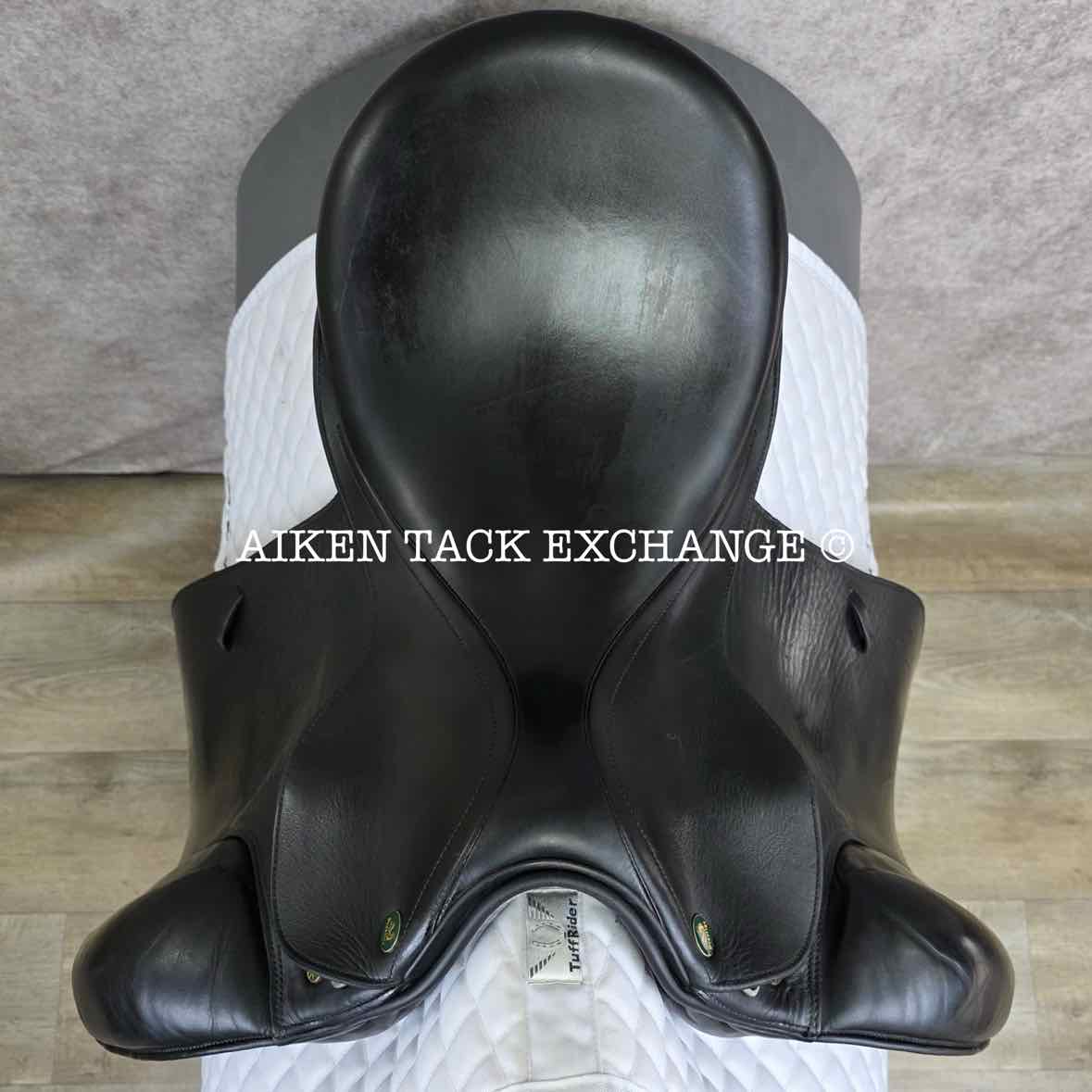 2000 Prestige Dressage 2000 Saddle, 18" Seat, 34 Tree - M/MW, Wool Flocked Panels