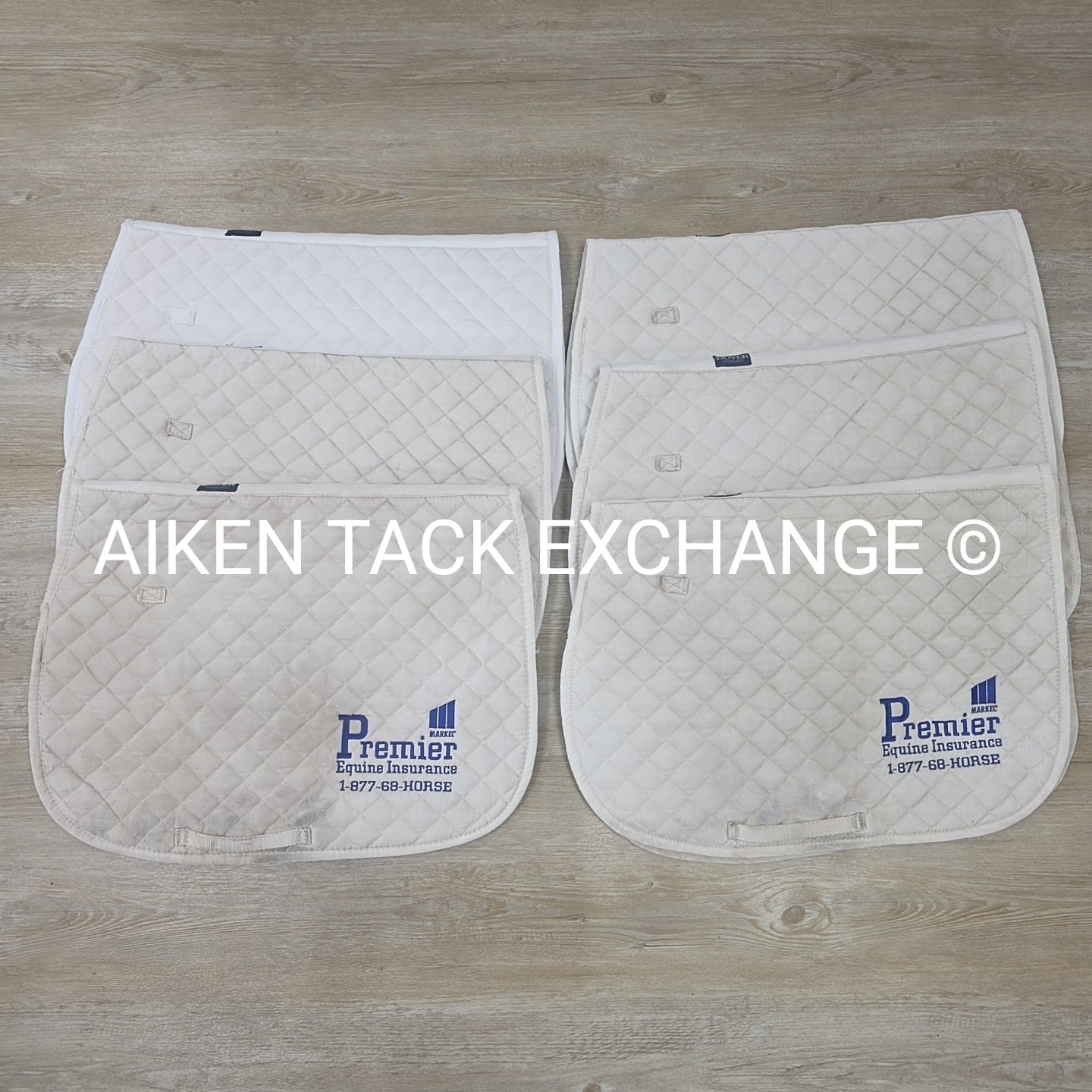 BARGAIN BUNDLE: 6 Dover Saddlery All Purpose Saddle Pads with Embroidery