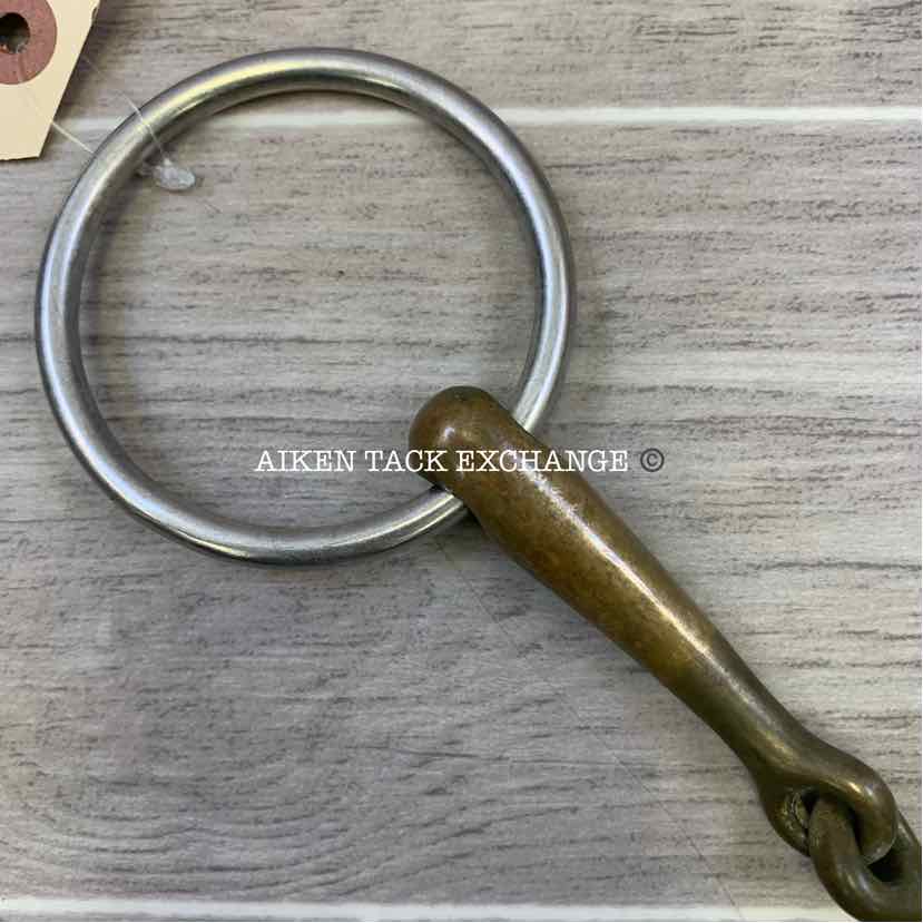 Herm Sprenger Aurigan Single Joint Loose Ring Bit 6"