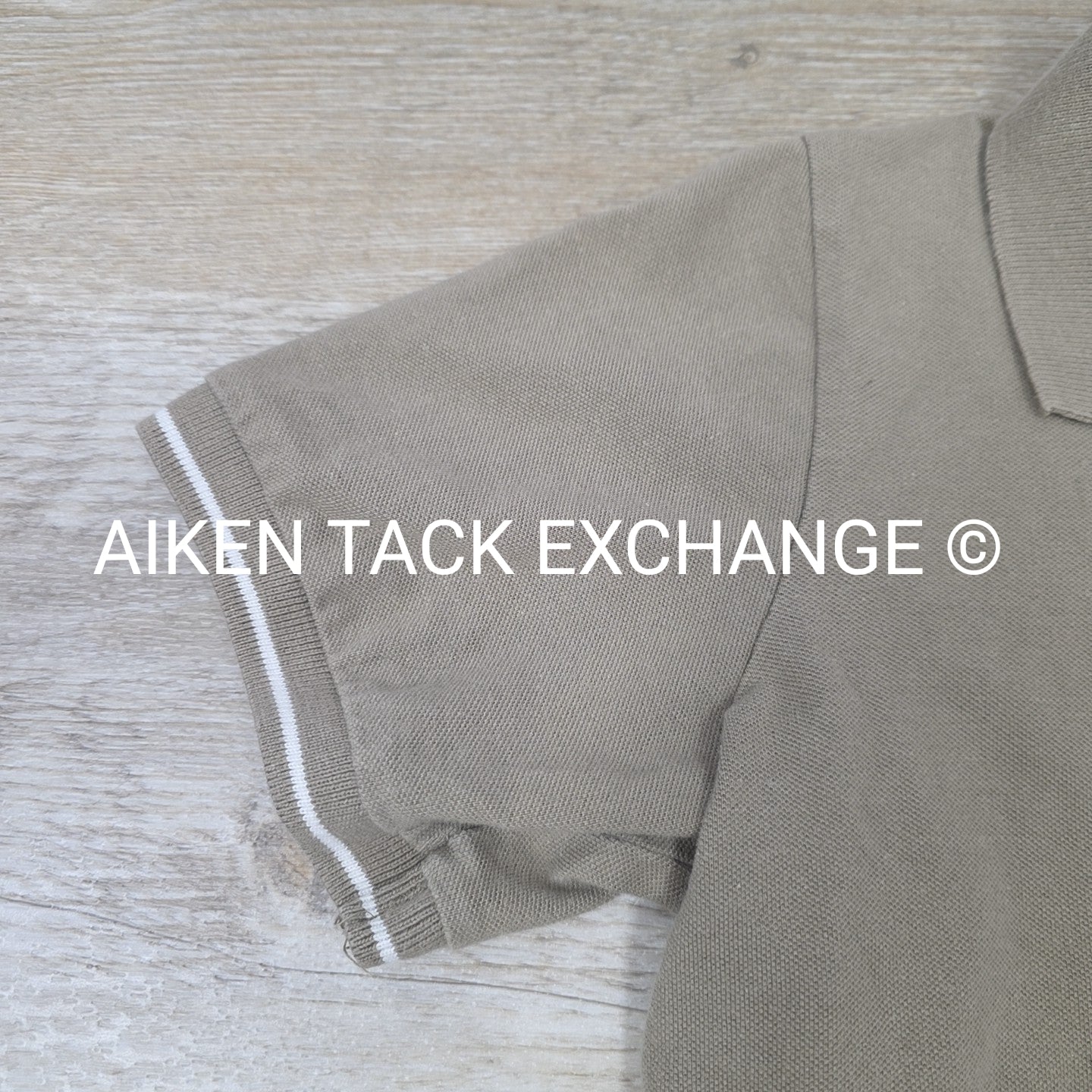 Horze Short Sleeve Polo Top, Size Medium